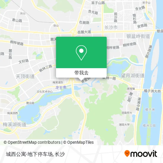城西公寓-地下停车场地图