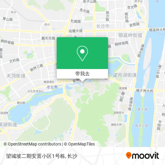 望城坡二期安置小区1号栋地图