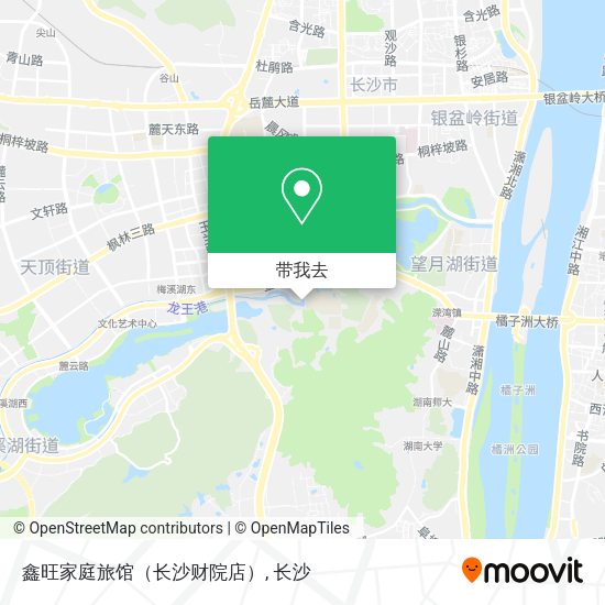 鑫旺家庭旅馆（长沙财院店）地图