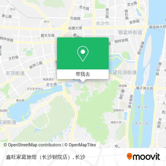 鑫旺家庭旅馆（长沙财院店）地图