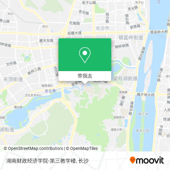 湖南财政经济学院-第三教学楼地图