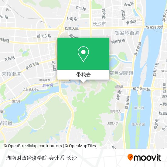 湖南财政经济学院-会计系地图