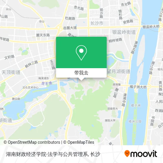 湖南财政经济学院-法学与公共管理系地图