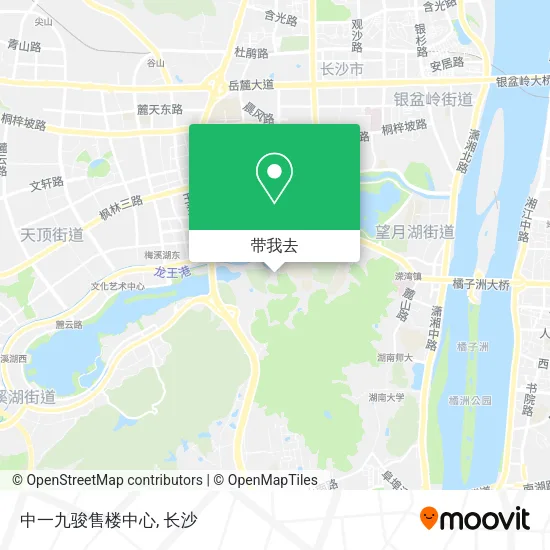 中一九骏售楼中心地图