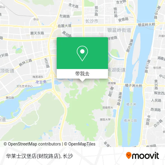 华莱士汉堡店(财院路店)地图
