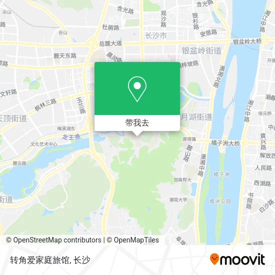 转角爱家庭旅馆地图