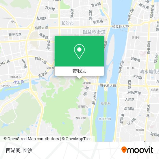 西湖阁地图