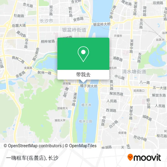 一嗨租车(岳麓店)地图