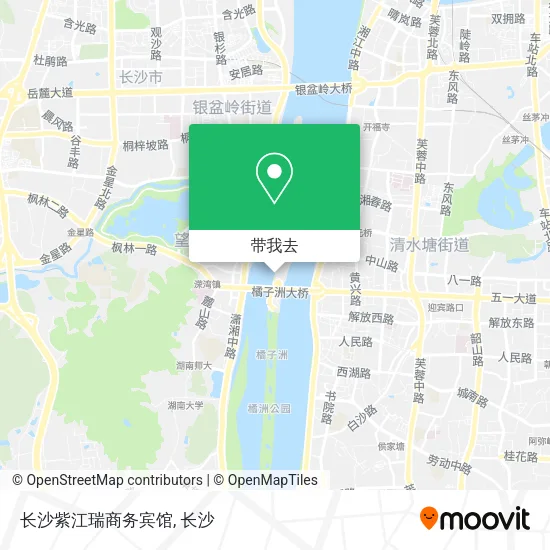 长沙紫江瑞商务宾馆地图