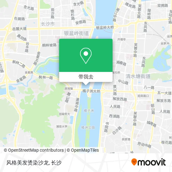 风格美发烫染沙龙地图
