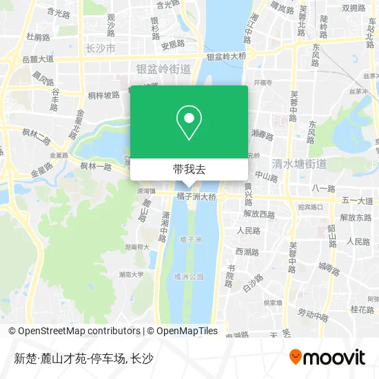 新楚·麓山才苑-停车场地图