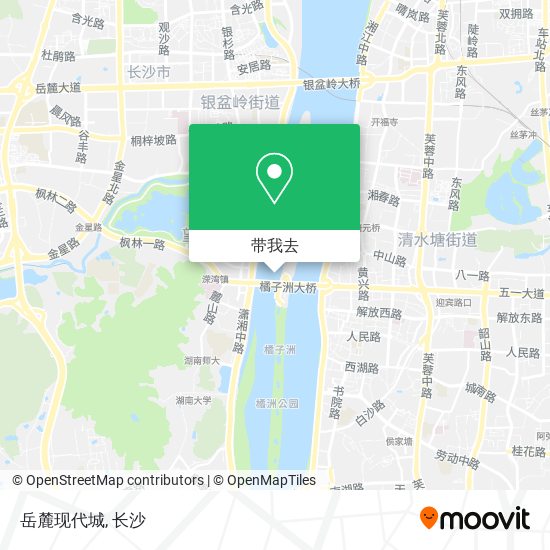 岳麓现代城地图