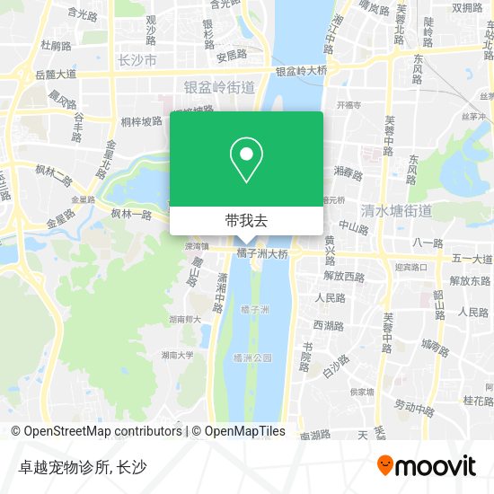 卓越宠物诊所地图