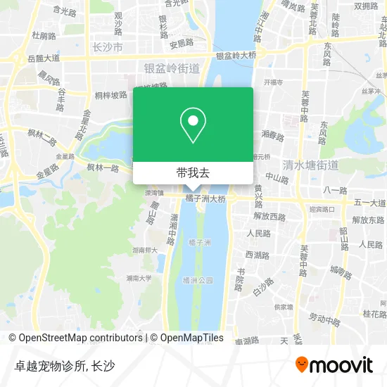 卓越宠物诊所地图