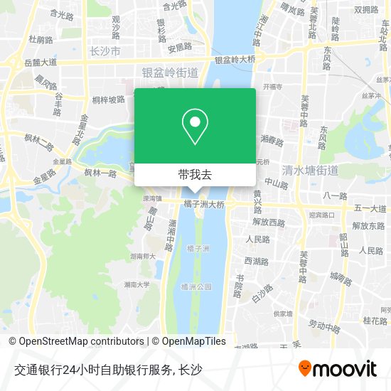 交通银行24小时自助银行服务地图