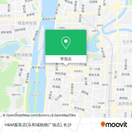 H&M服装店(乐和城购物广场店)地图