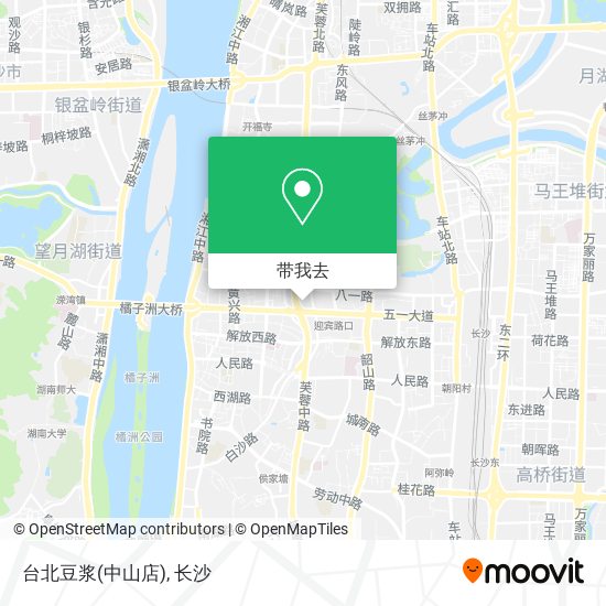 台北豆浆(中山店)地图