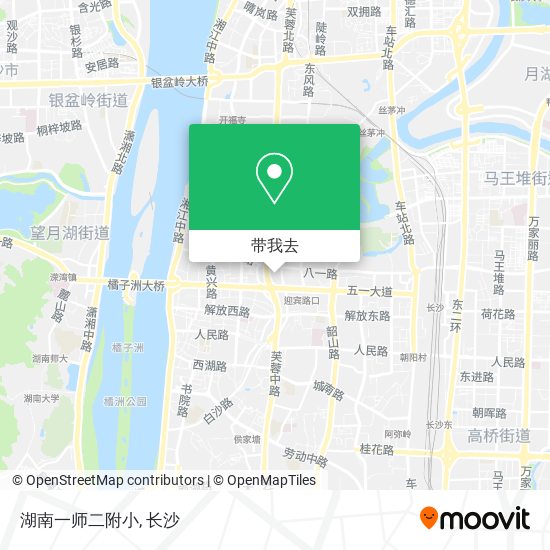 湖南一师二附小地图