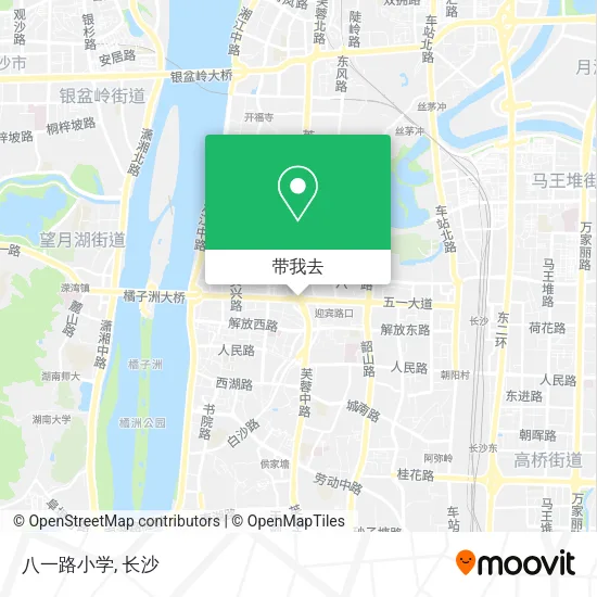 八一路小学地图