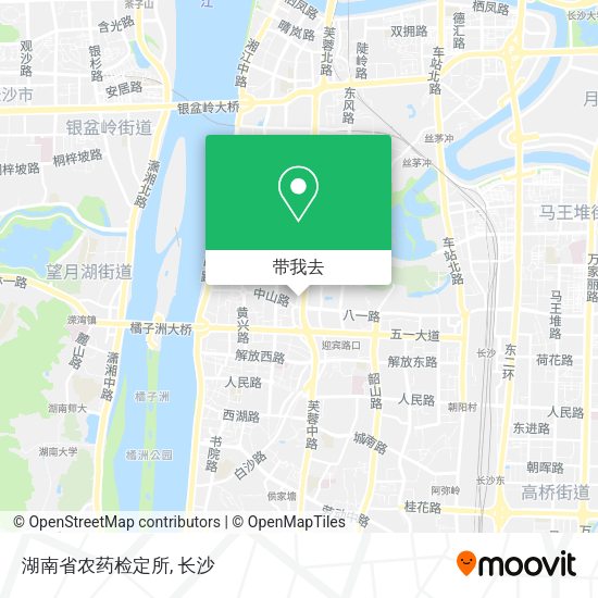 湖南省农药检定所地图