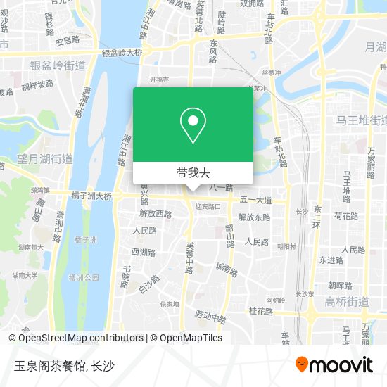 玉泉阁茶餐馆地图