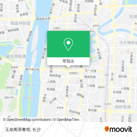 玉泉阁茶餐馆地图