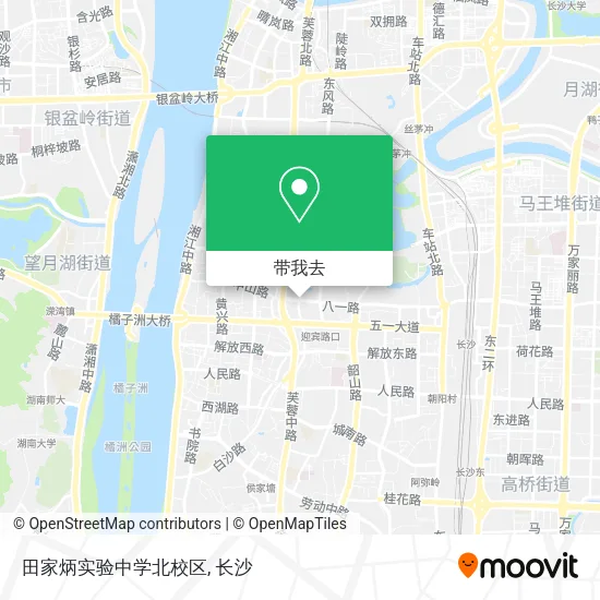 田家炳实验中学北校区地图
