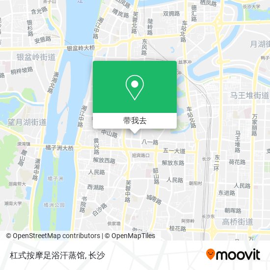 杠式按摩足浴汗蒸馆地图