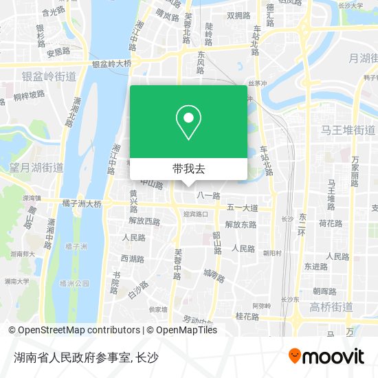 湖南省人民政府参事室地图