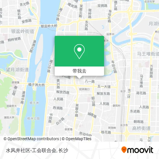 水风井社区-工会联合会地图
