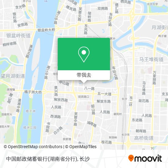 中国邮政储蓄银行(湖南省分行)地图