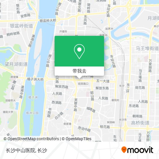 长沙中山医院地图