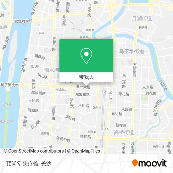 顶尚堂头疗馆地图