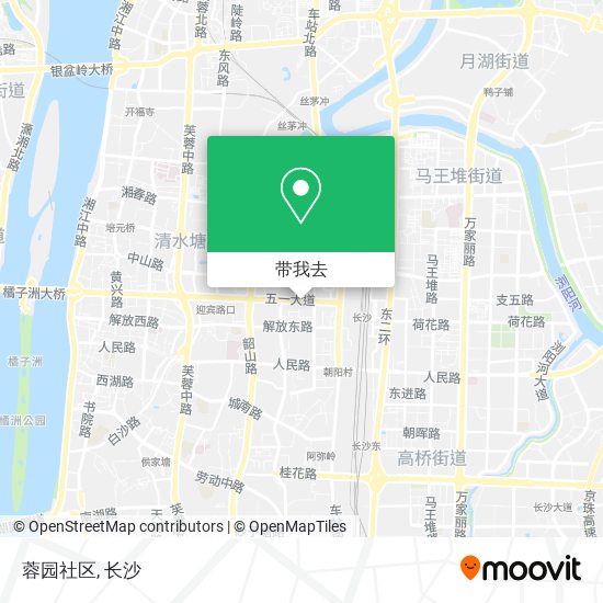 蓉园社区地图