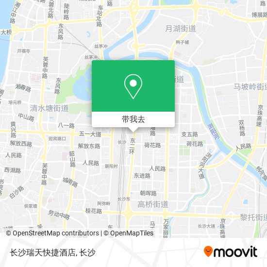 长沙瑞天快捷酒店地图