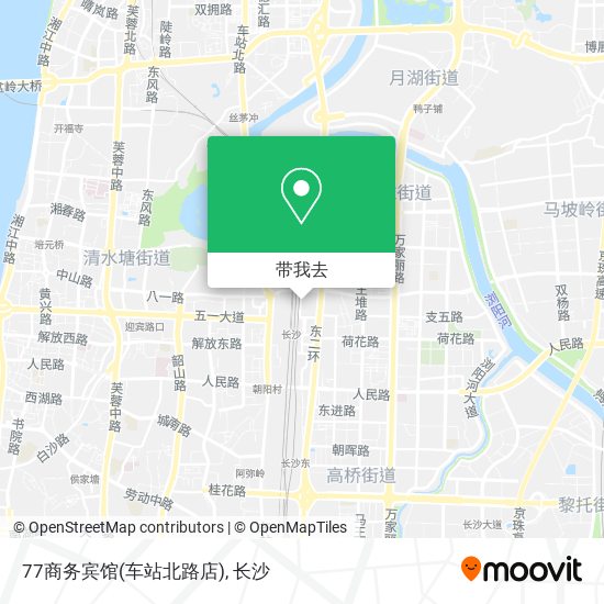 77商务宾馆(车站北路店)地图