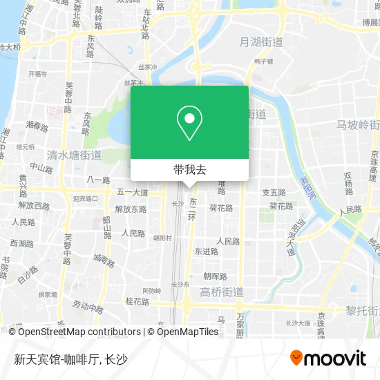 新天宾馆-咖啡厅地图