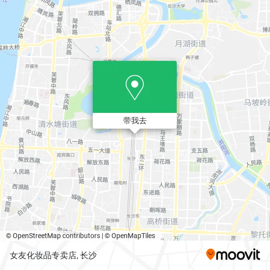 女友化妆品专卖店地图