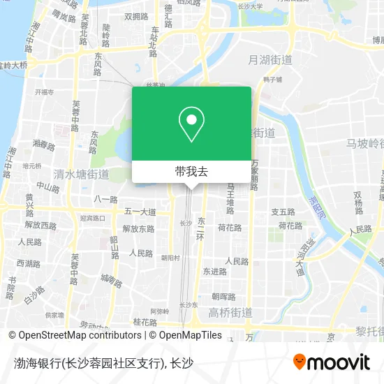 渤海银行(长沙蓉园社区支行)地图