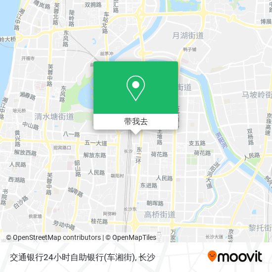 交通银行24小时自助银行(车湘街)地图