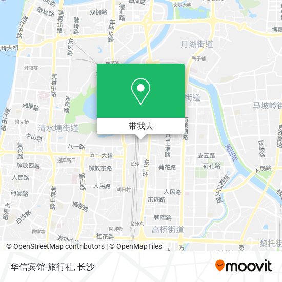 华信宾馆-旅行社地图