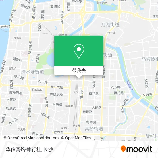 华信宾馆-旅行社地图