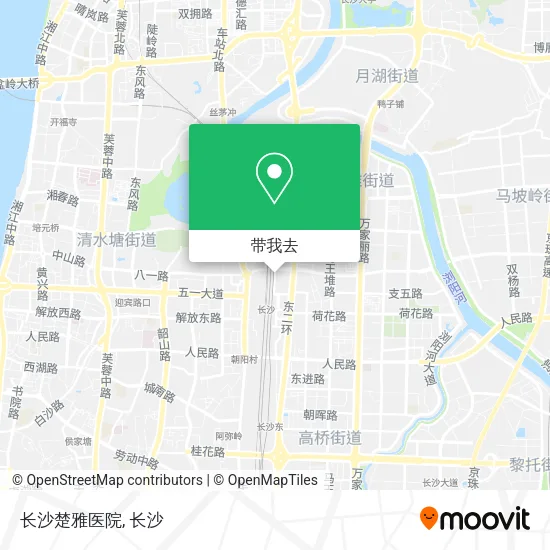 长沙楚雅医院地图