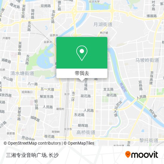 三湘专业音响广场地图