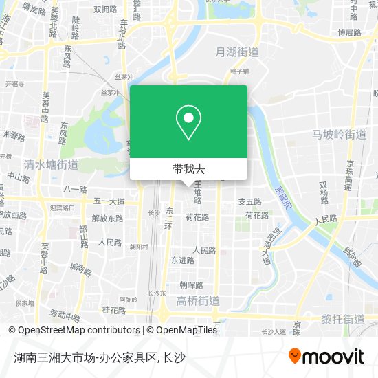 湖南三湘大市场-办公家具区地图