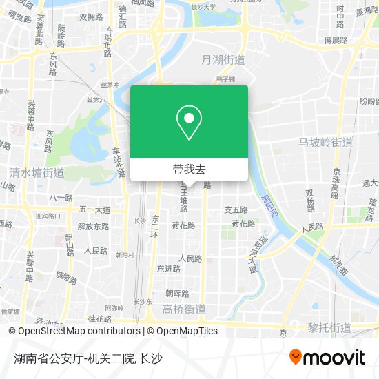 湖南省公安厅-机关二院地图