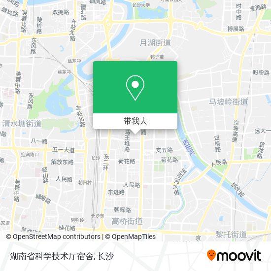 湖南省科学技术厅宿舍地图
