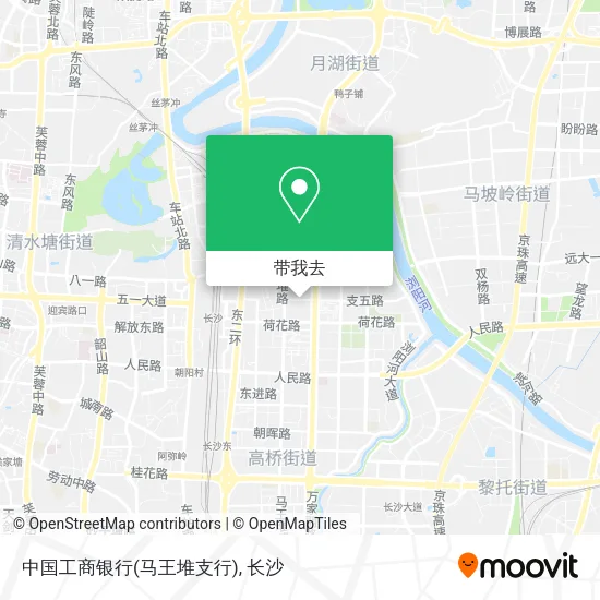 中国工商银行(马王堆支行)地图