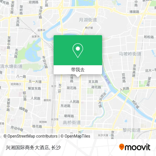 兴湘国际商务大酒店地图