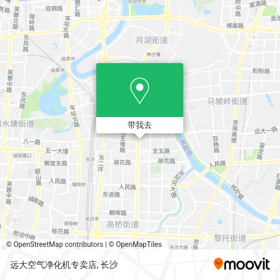 远大空气净化机专卖店地图